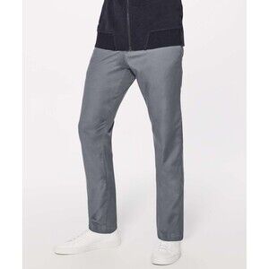 Lululemon Commission Pant Classic *Qwick Chino Fog Horn Blue M5414S 28x33 Preppy